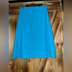 ADA FAYE SWIM/ATHLETIC SKIRT Size Large in bright Blue